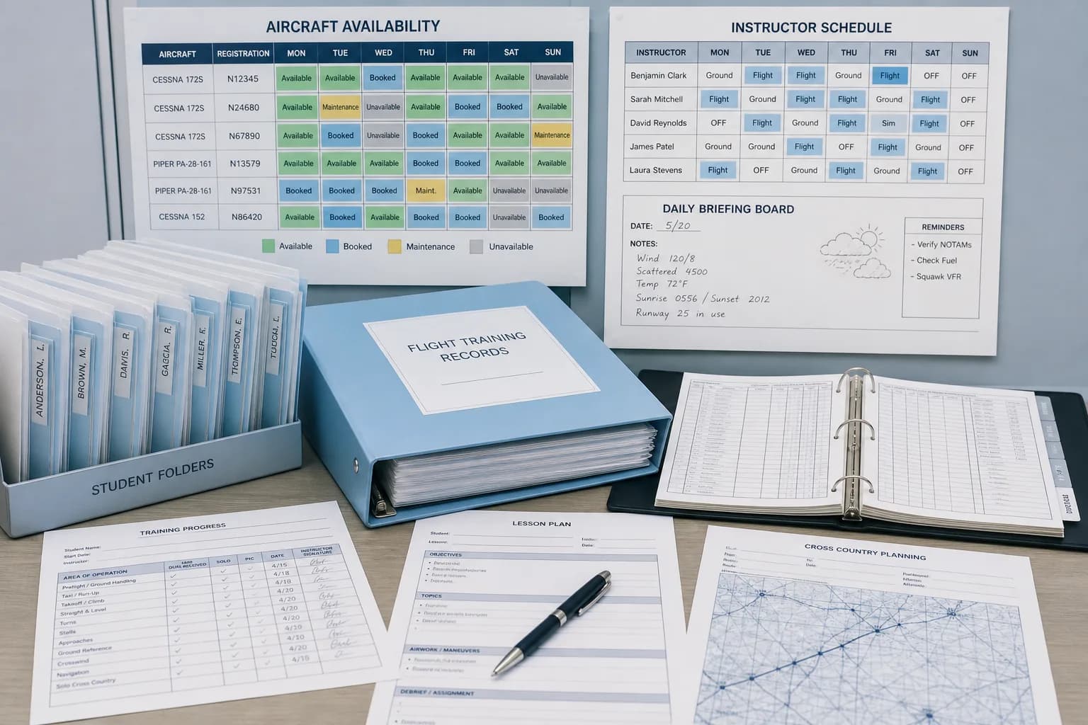 Flight School Management Platform