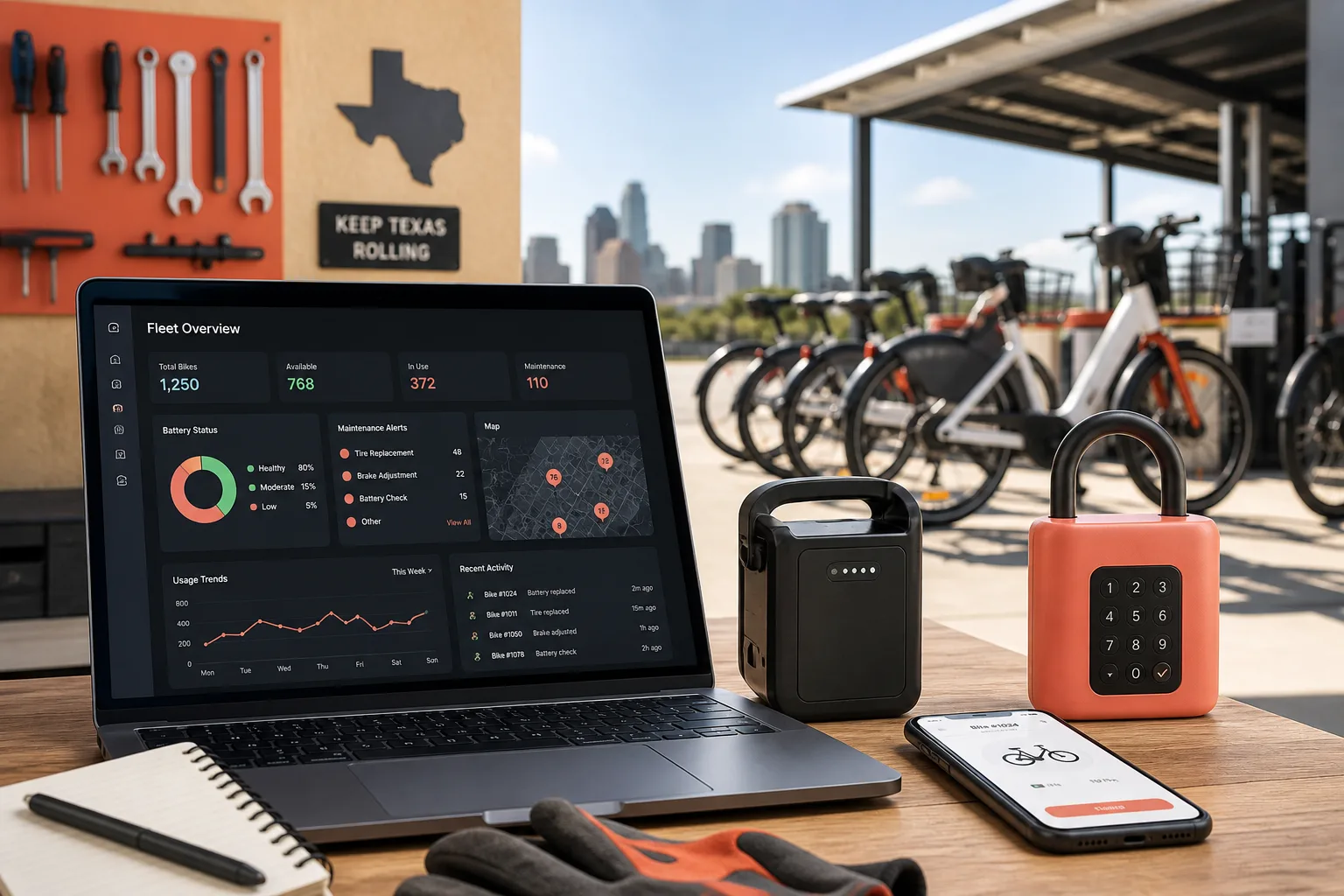 Electric Bike Fleet Management Platform