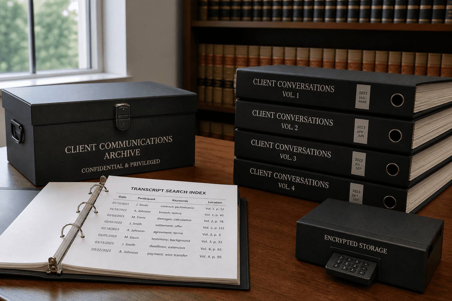 Legal Communication Recording System
