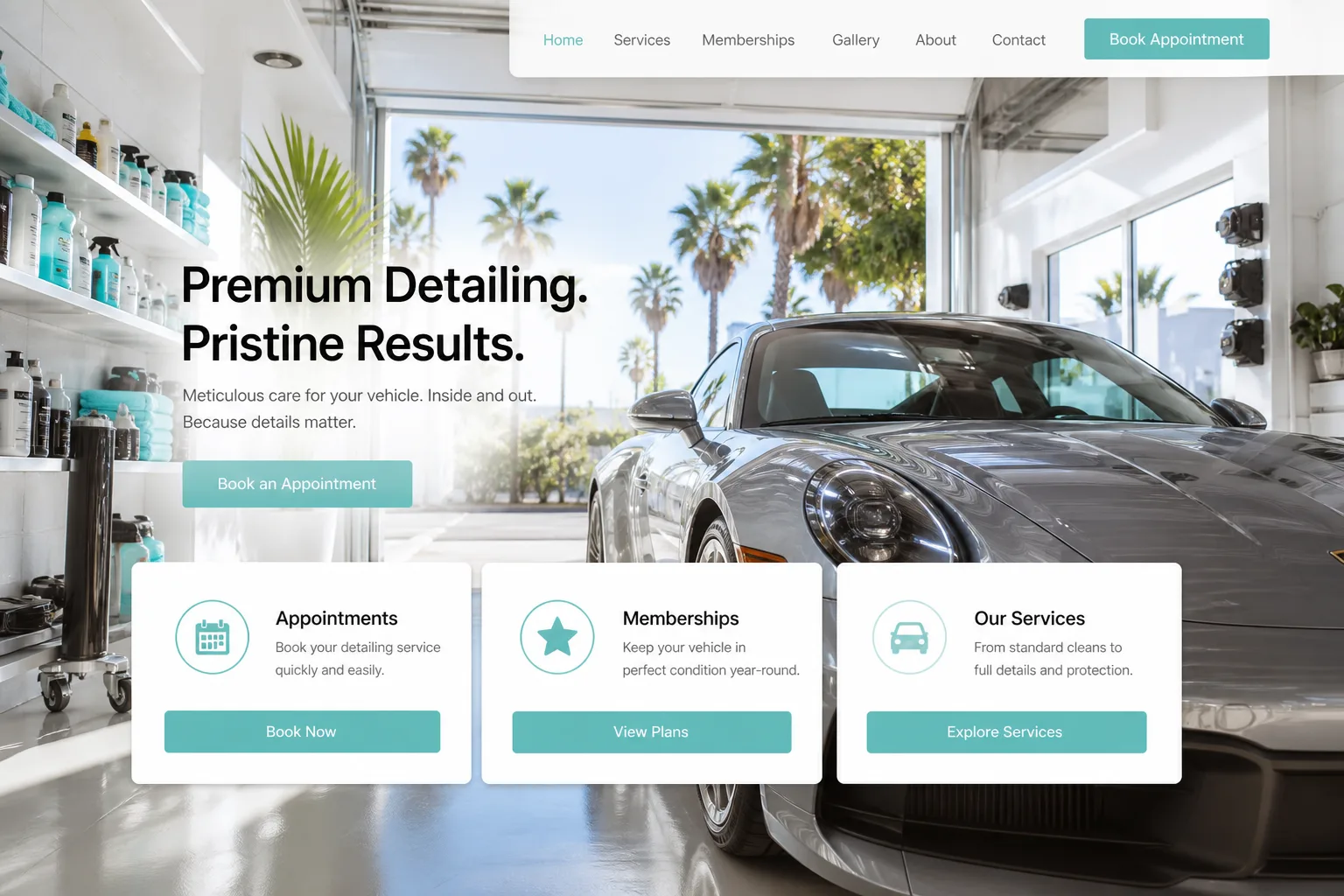 Auto Detailing Management Platform