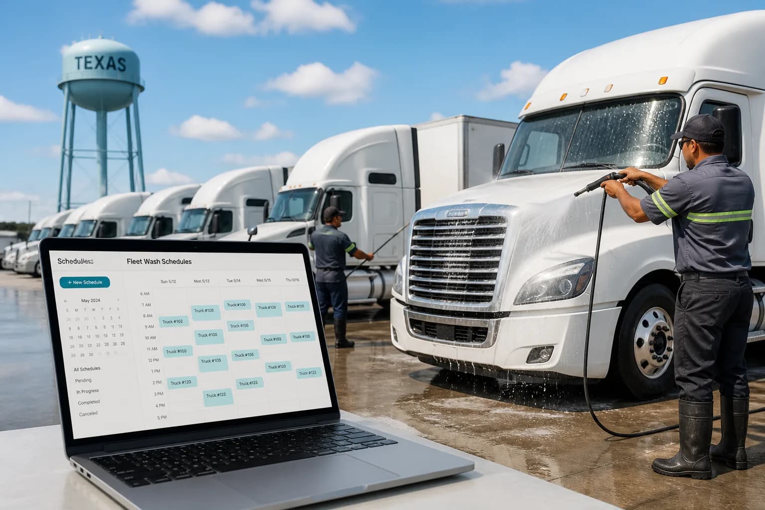 Fleet Vehicle Cleaning Solution
