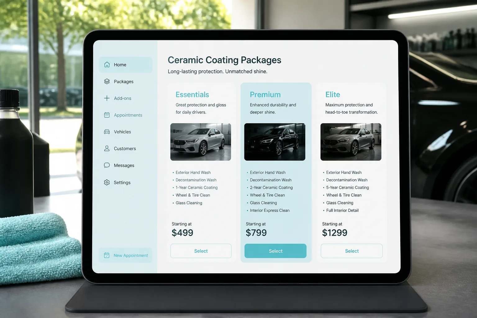 Car Detailing App Development