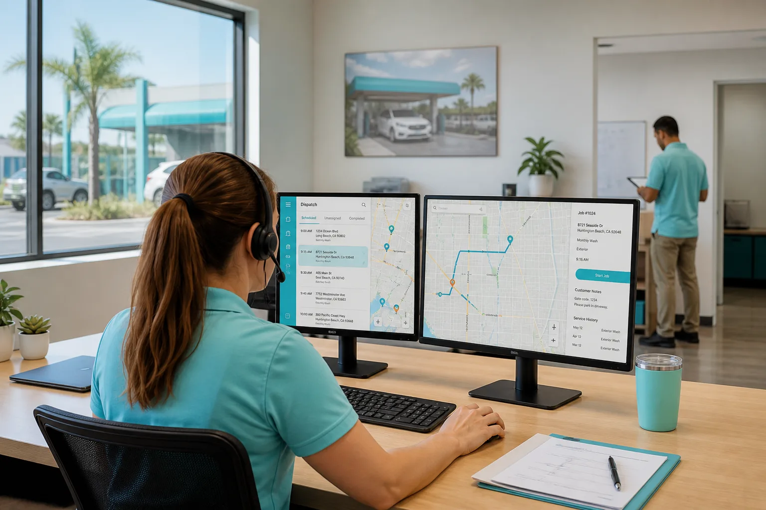 Mobile Car Wash Platform Development