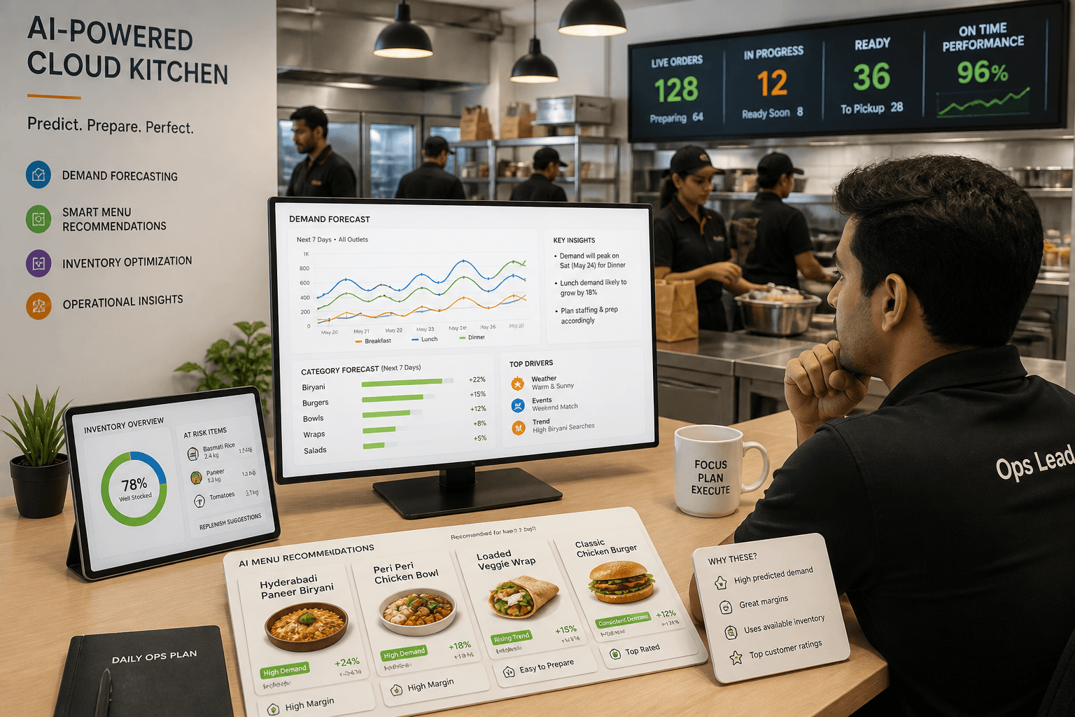 AI Powered Cloud Kitchen App Development