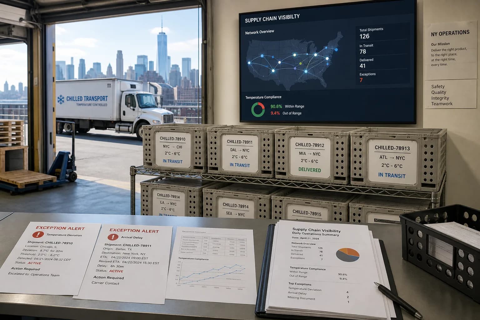 Enterprise Supply Chain Visibility Platform