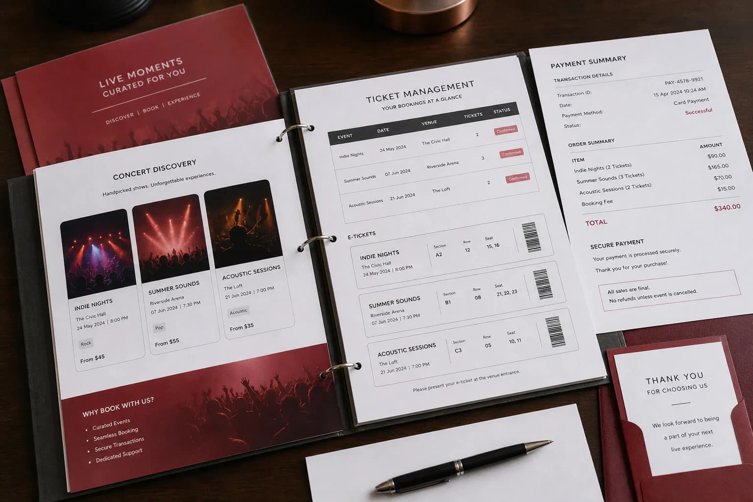 Concert Ticket Booking Platform