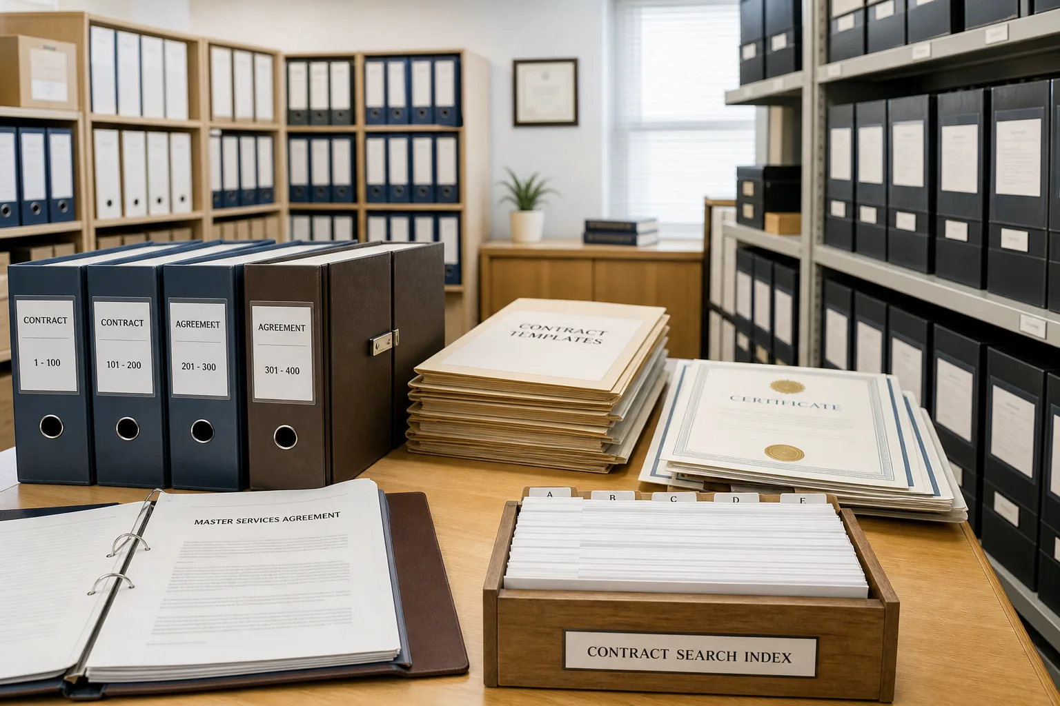 Contract Repository Development