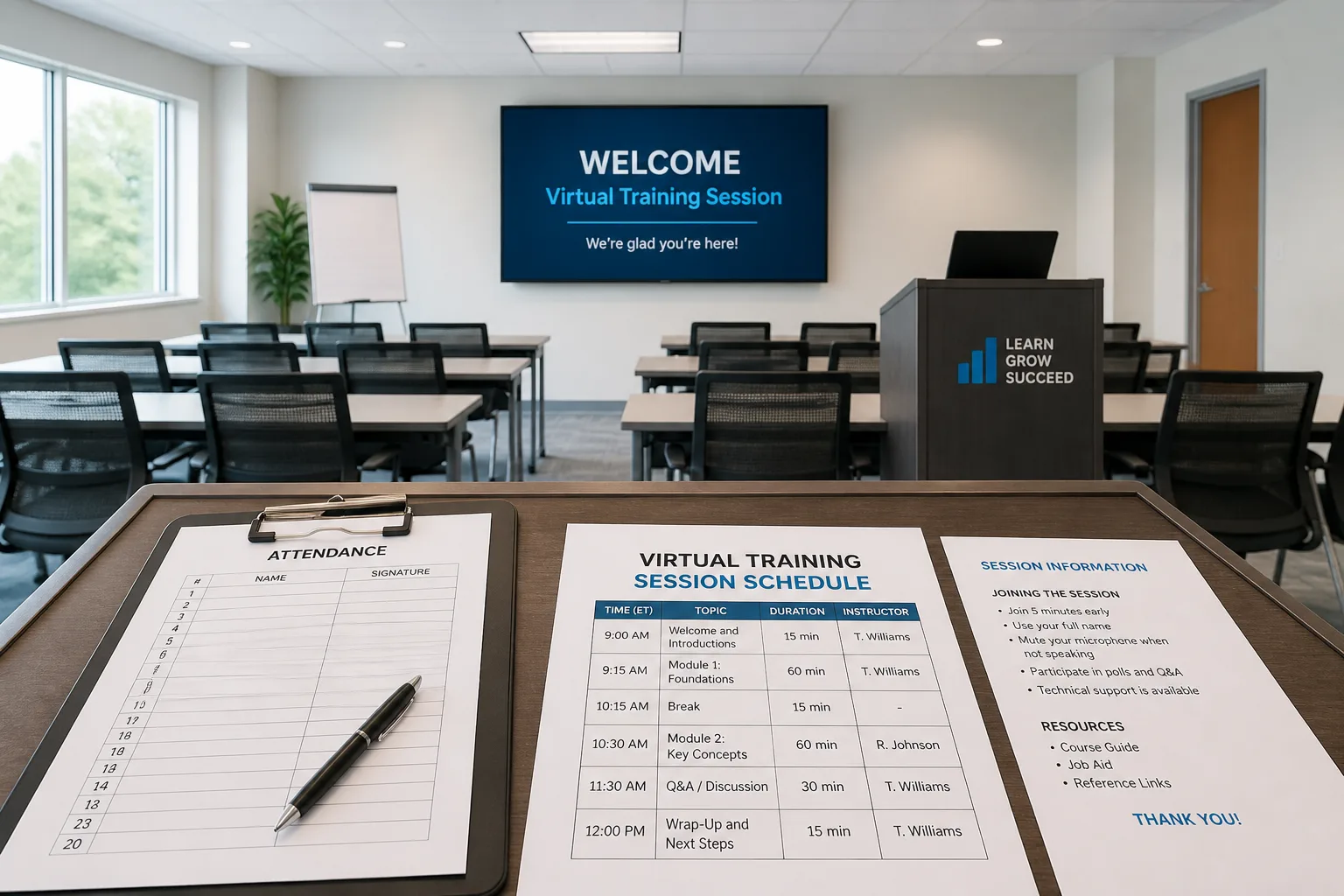 Virtual Corporate Training Platform Development