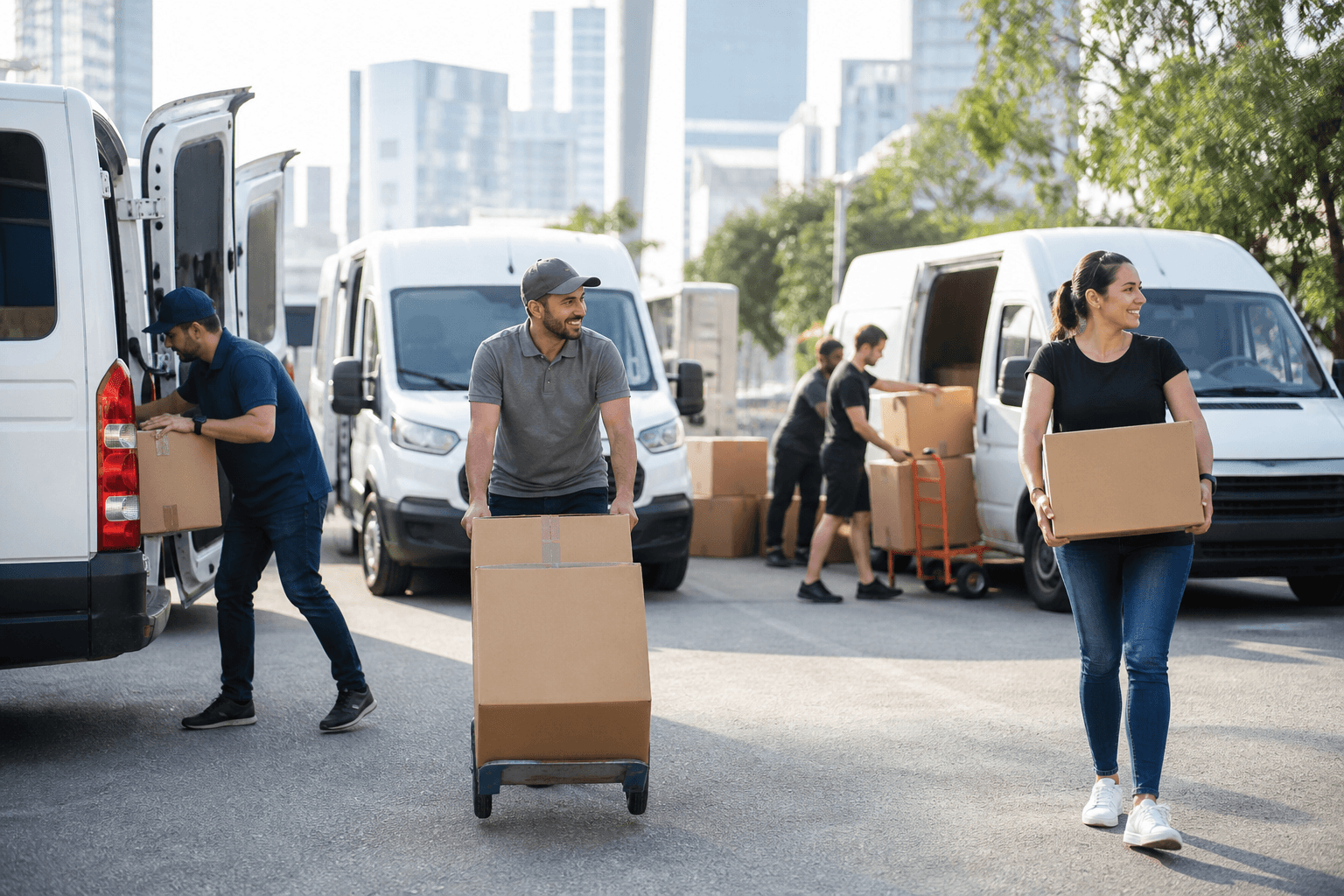 Courier marketplace connecting customers with multiple delivery providers