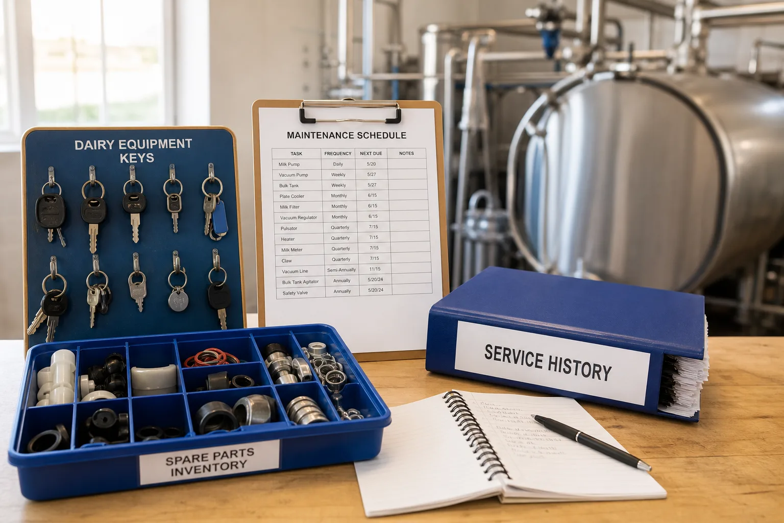 Dairy Equipment Management Platform