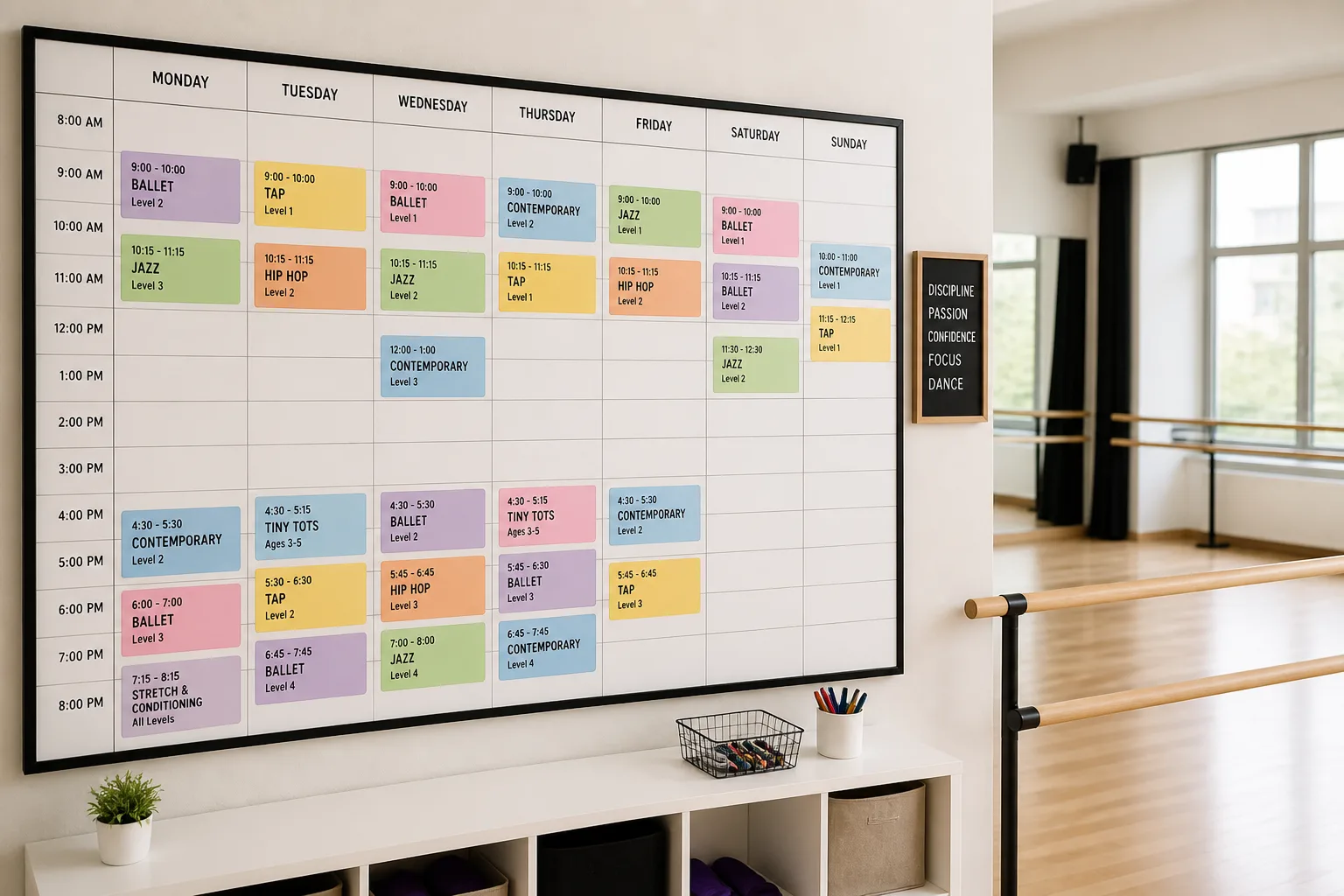 Dance Class Scheduling Software Development