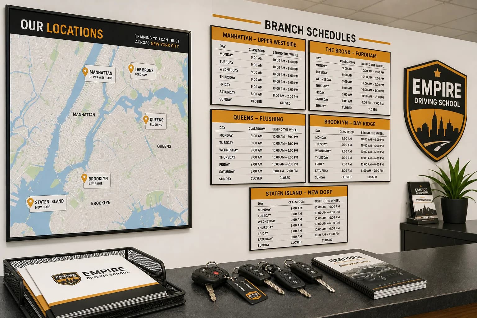 Multi Location Driving School Platform