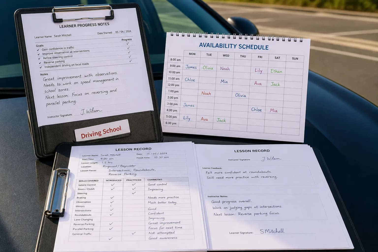 Driving Instructor App Development