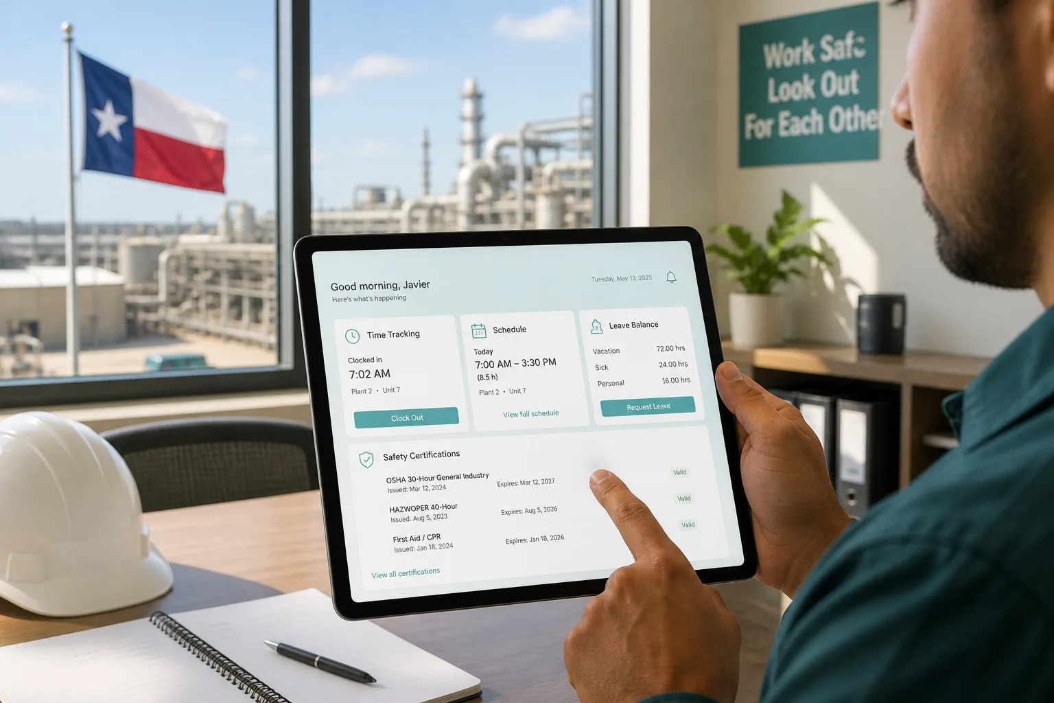 Manufacturing Employee Portal