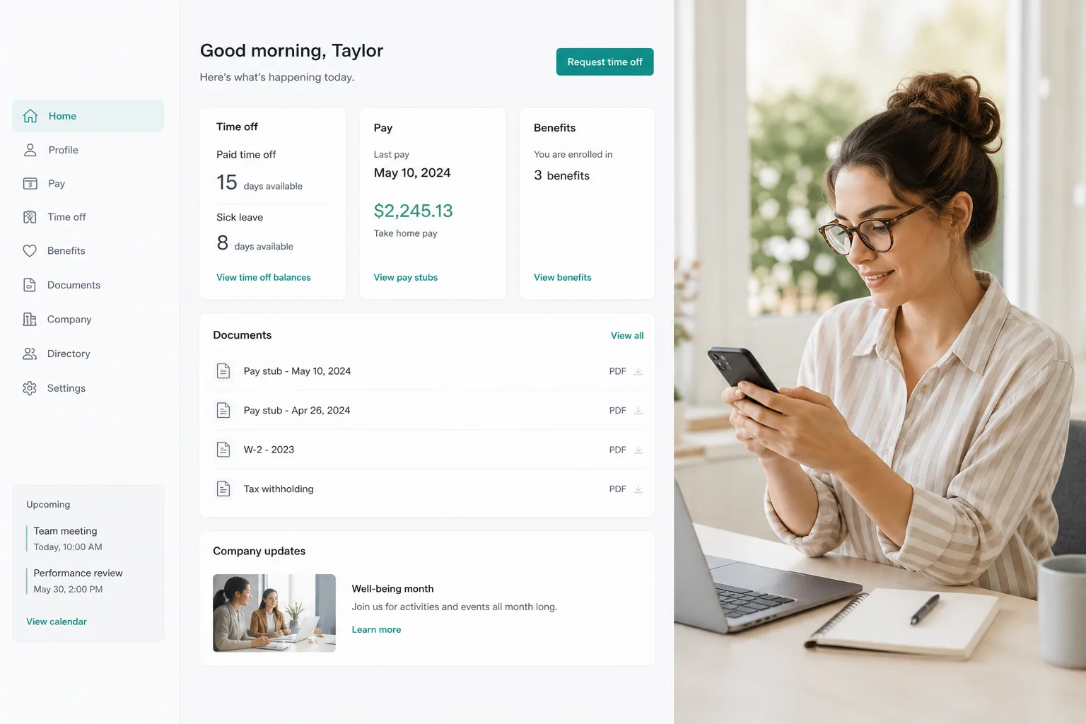 Employee Self Service Portal Development