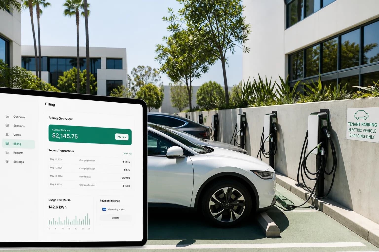 Commercial Property Charging Platform