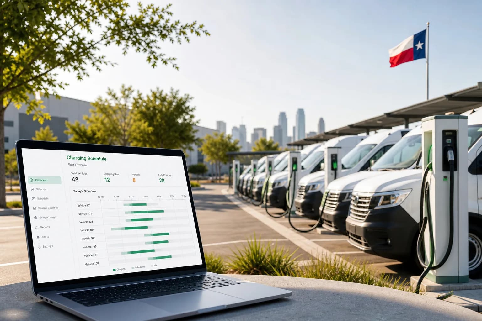 Commercial Fleet Charging Solution