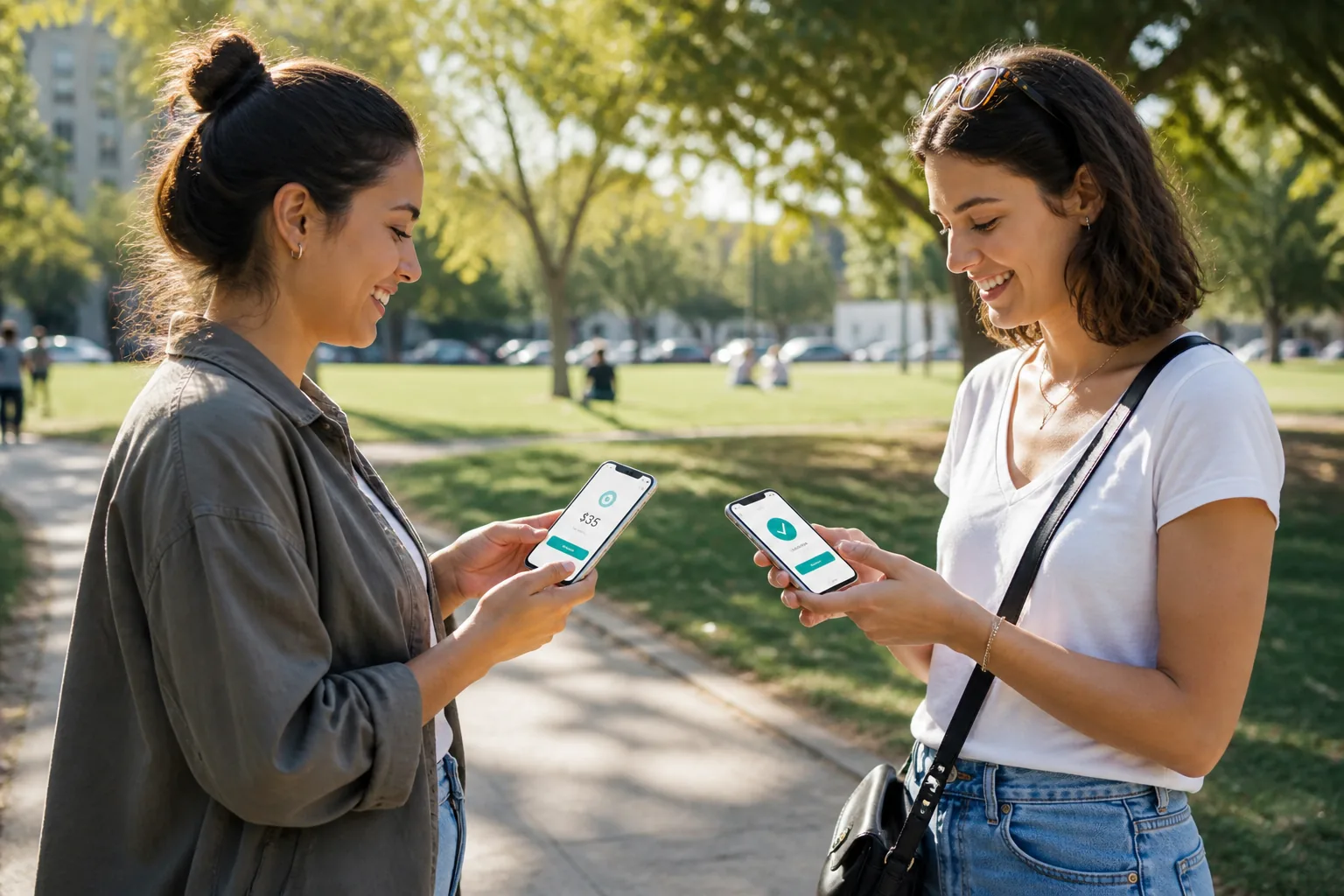 Peer to peer payment app with instant transfers, payment requests, and secure authentication