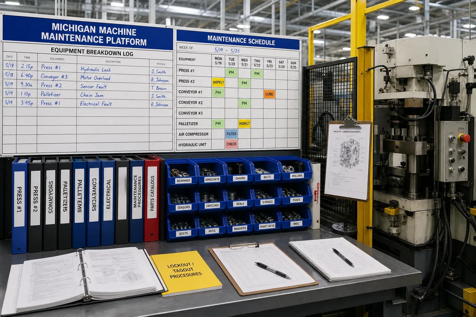 Machine Maintenance Management Platform