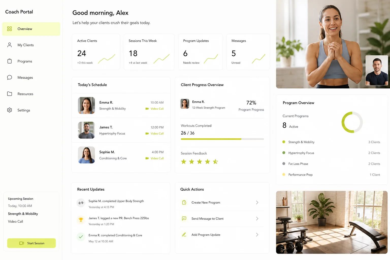 Personal Training Platform