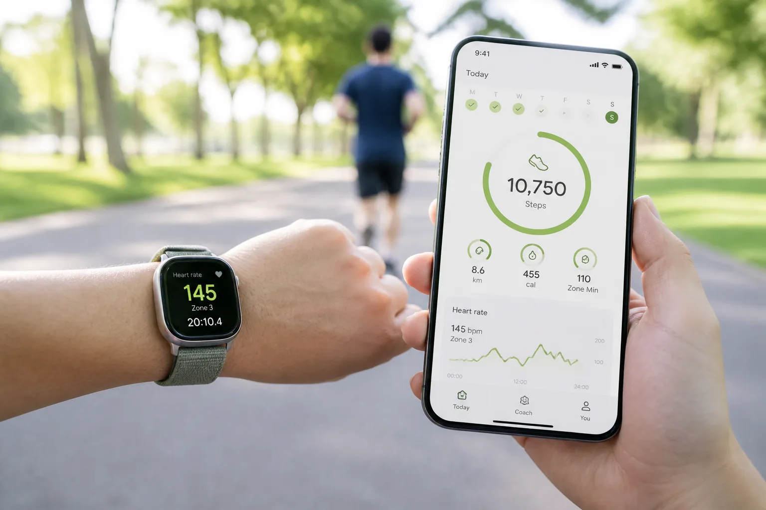 Wearable fitness app integrating smartwatches, fitness trackers, and real time activity tracking