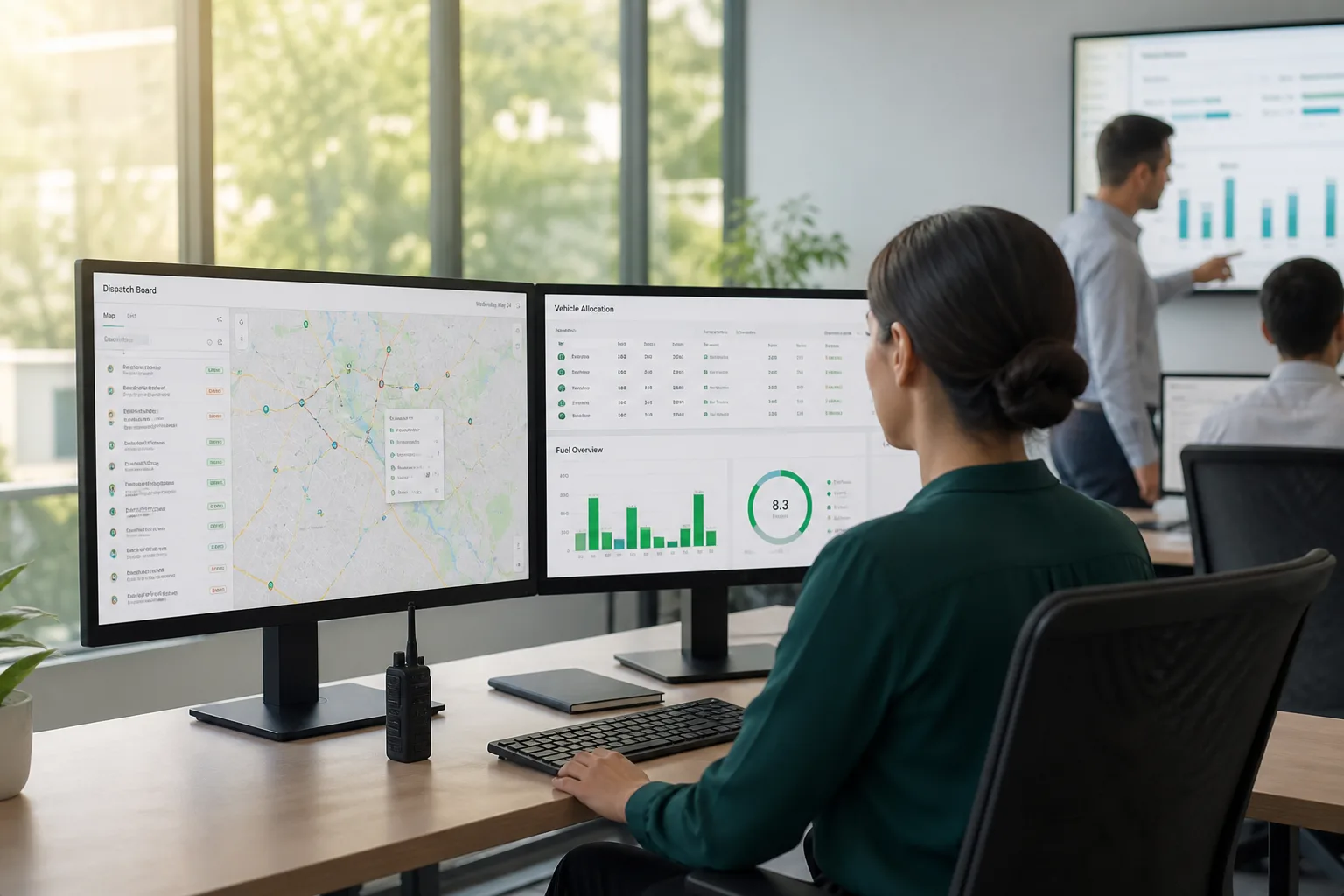 Fleet operations management software with dispatch, reporting, and asset tracking