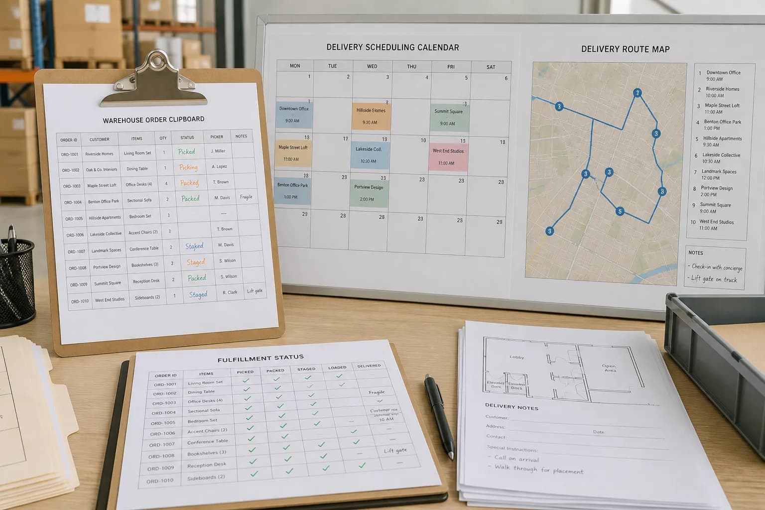Furniture Delivery Management Platform