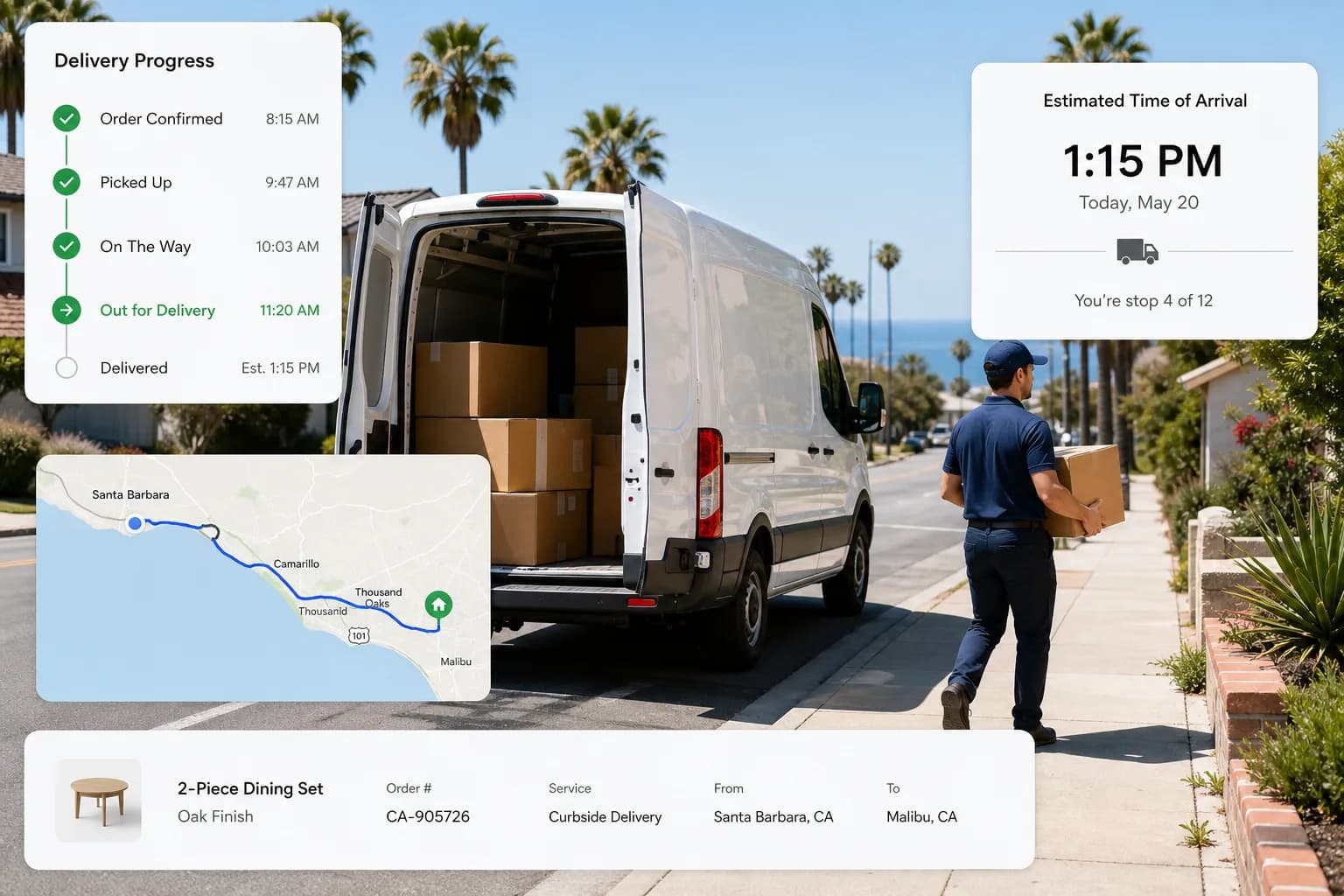 Delivery Vehicle Tracking Platform