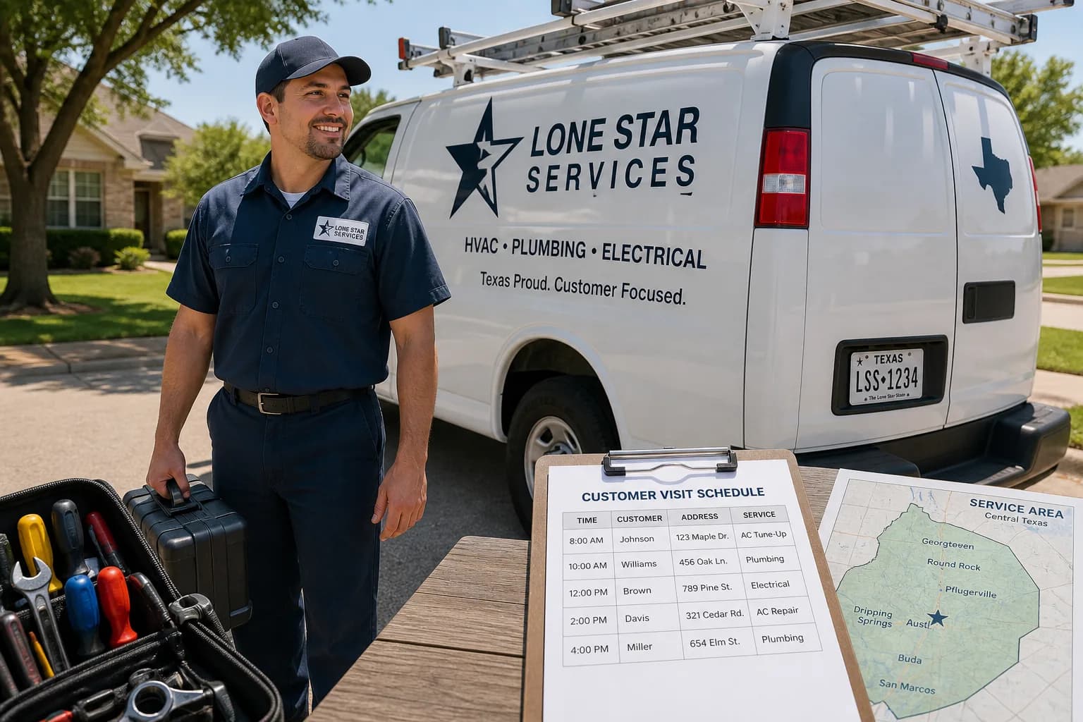 Field Service Tracking Application