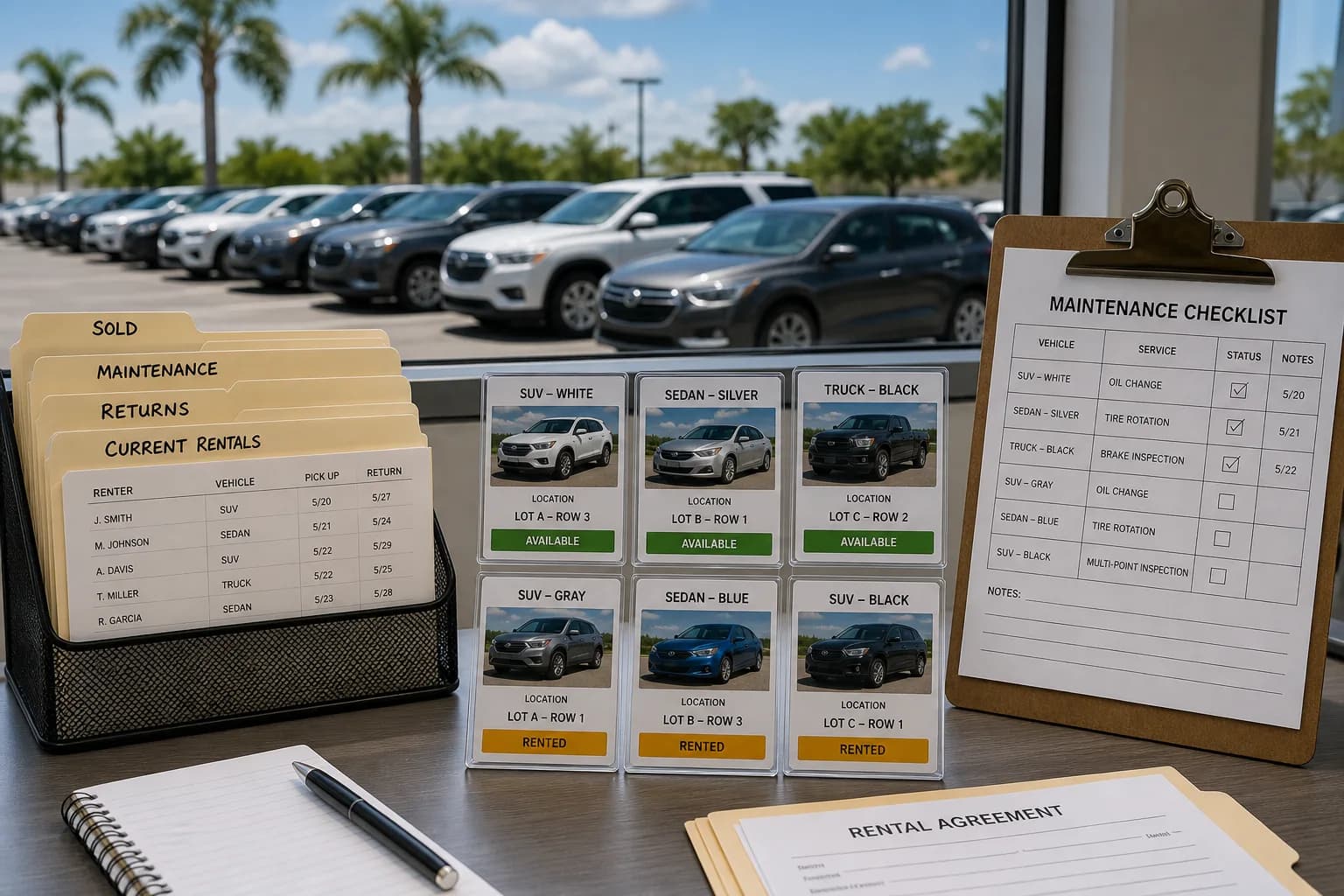 Rental Vehicle Tracking Platform