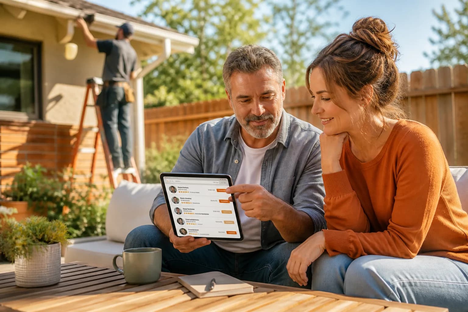 Home maintenance marketplace connecting customers with verified home improvement professionals