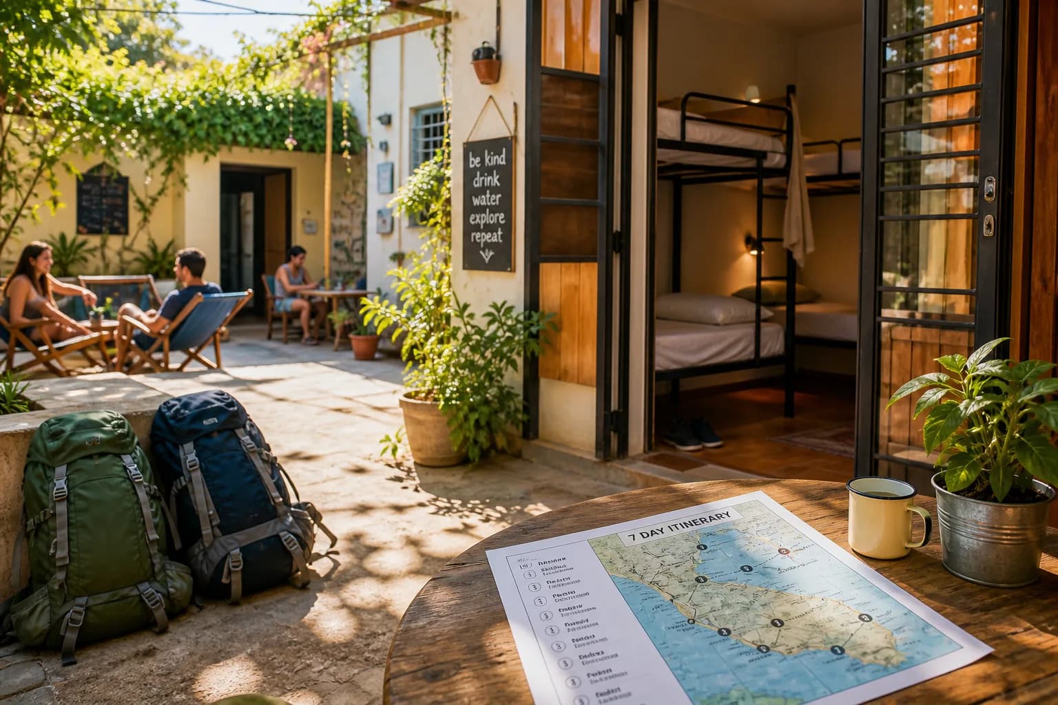 Backpacker Hostel Booking App