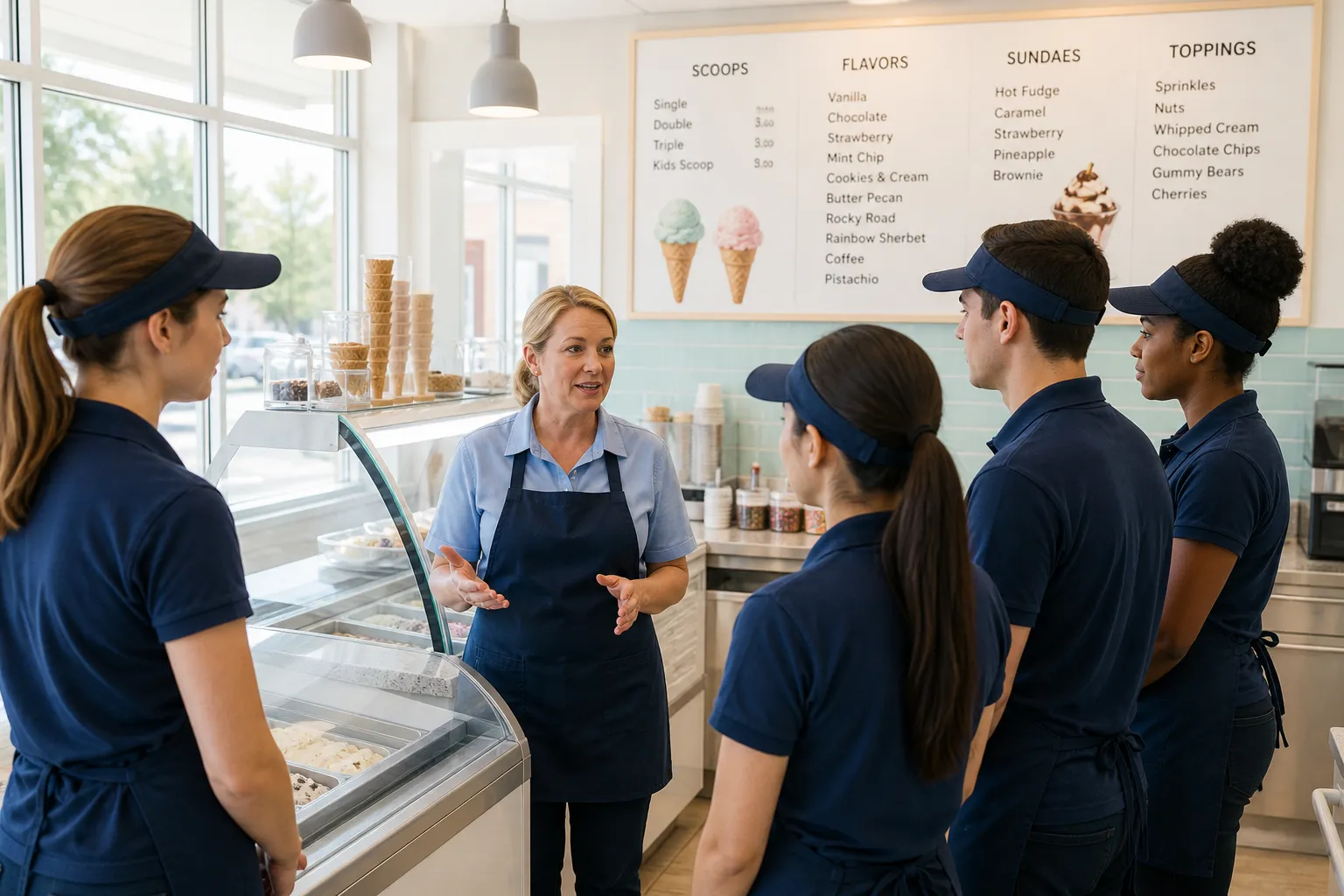 Ice Cream Franchise Ordering Platform