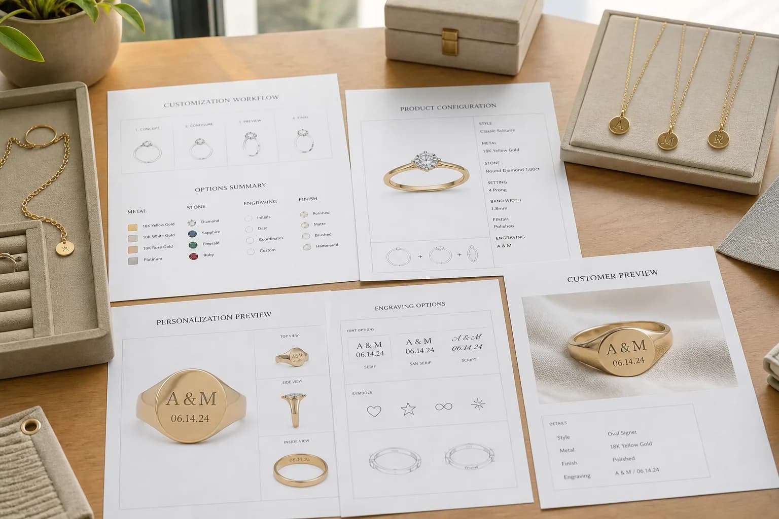 Custom Jewelry Ecommerce App