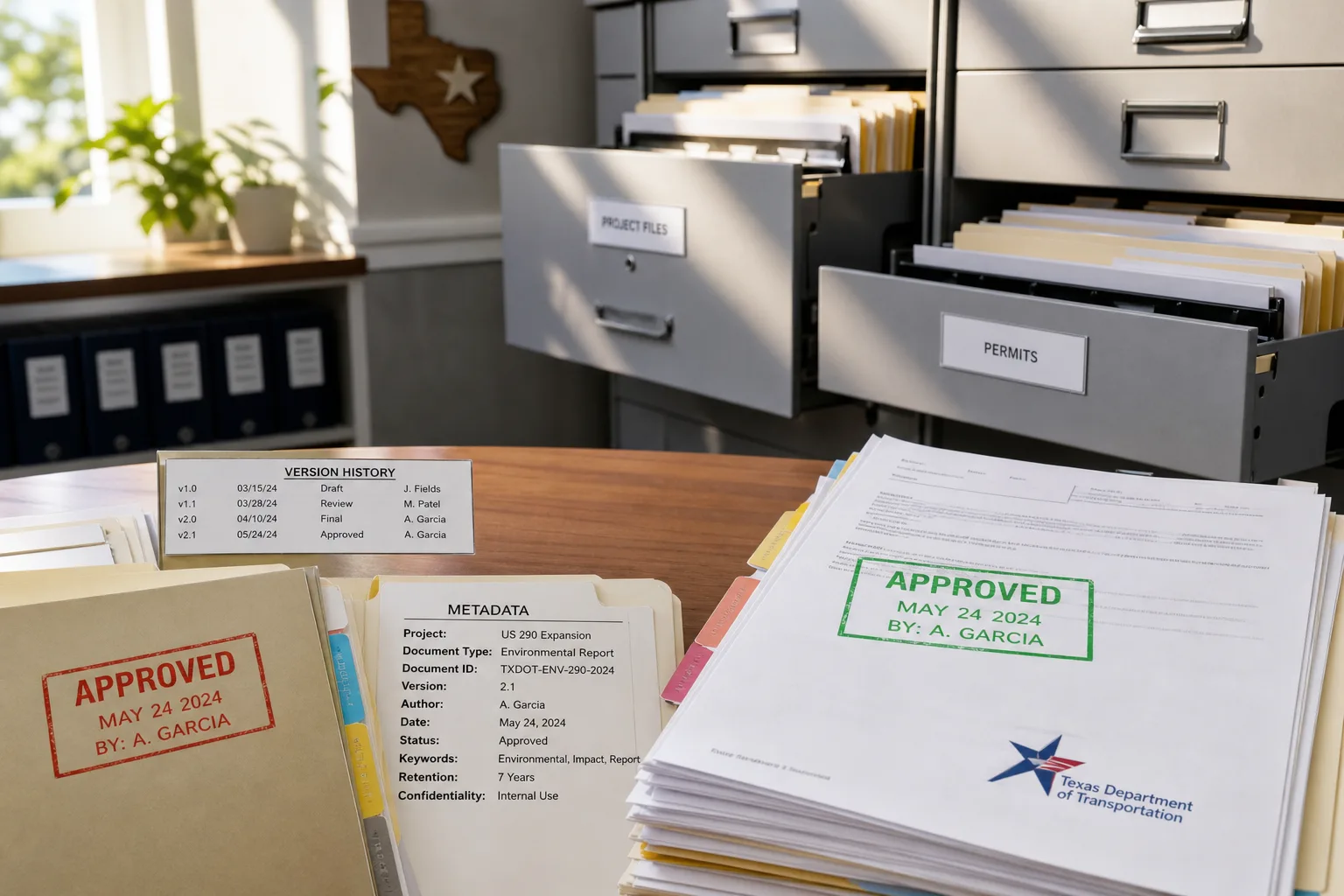 Document Management And Approval System