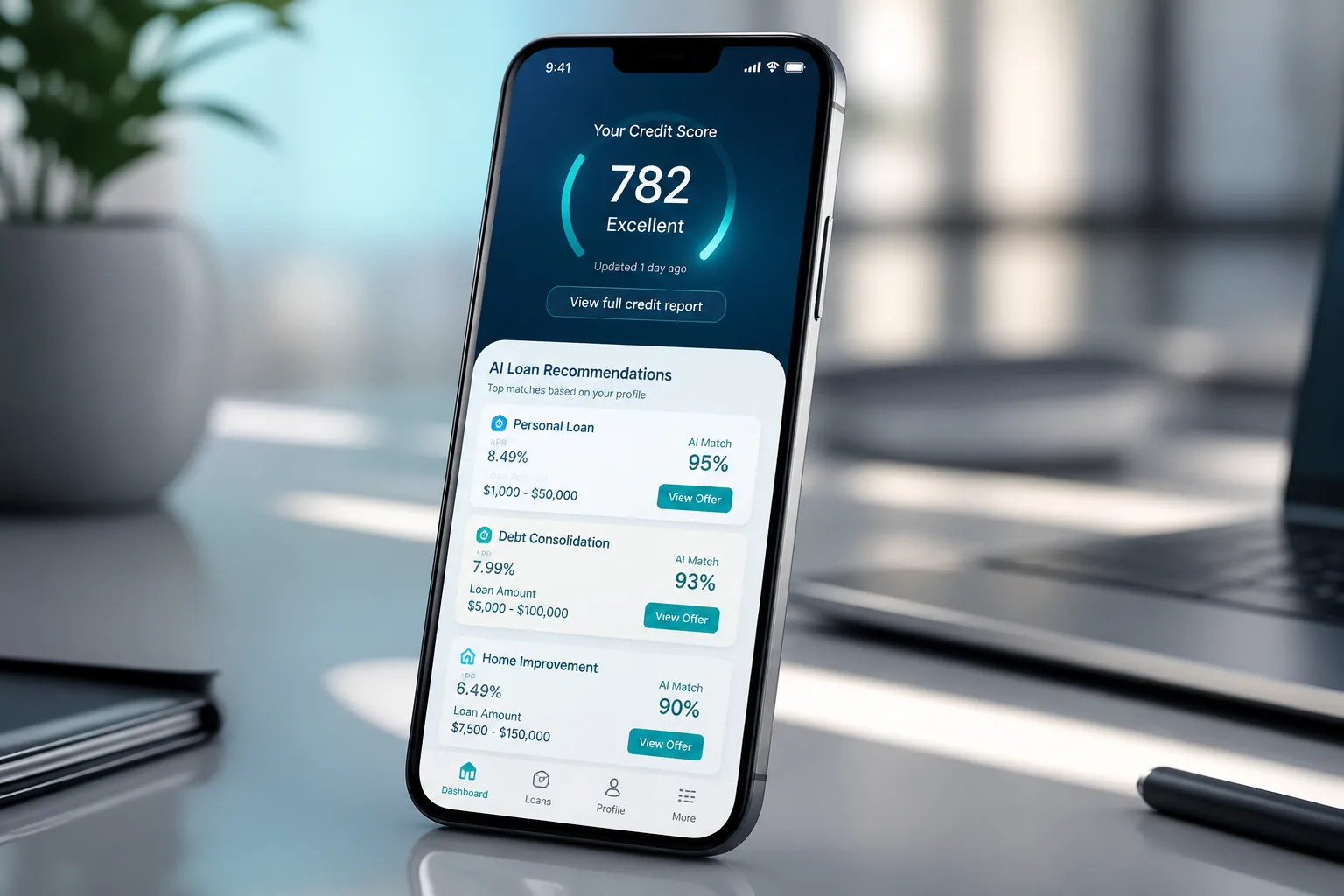 AI powered loan lending app with credit assessment and fraud detection