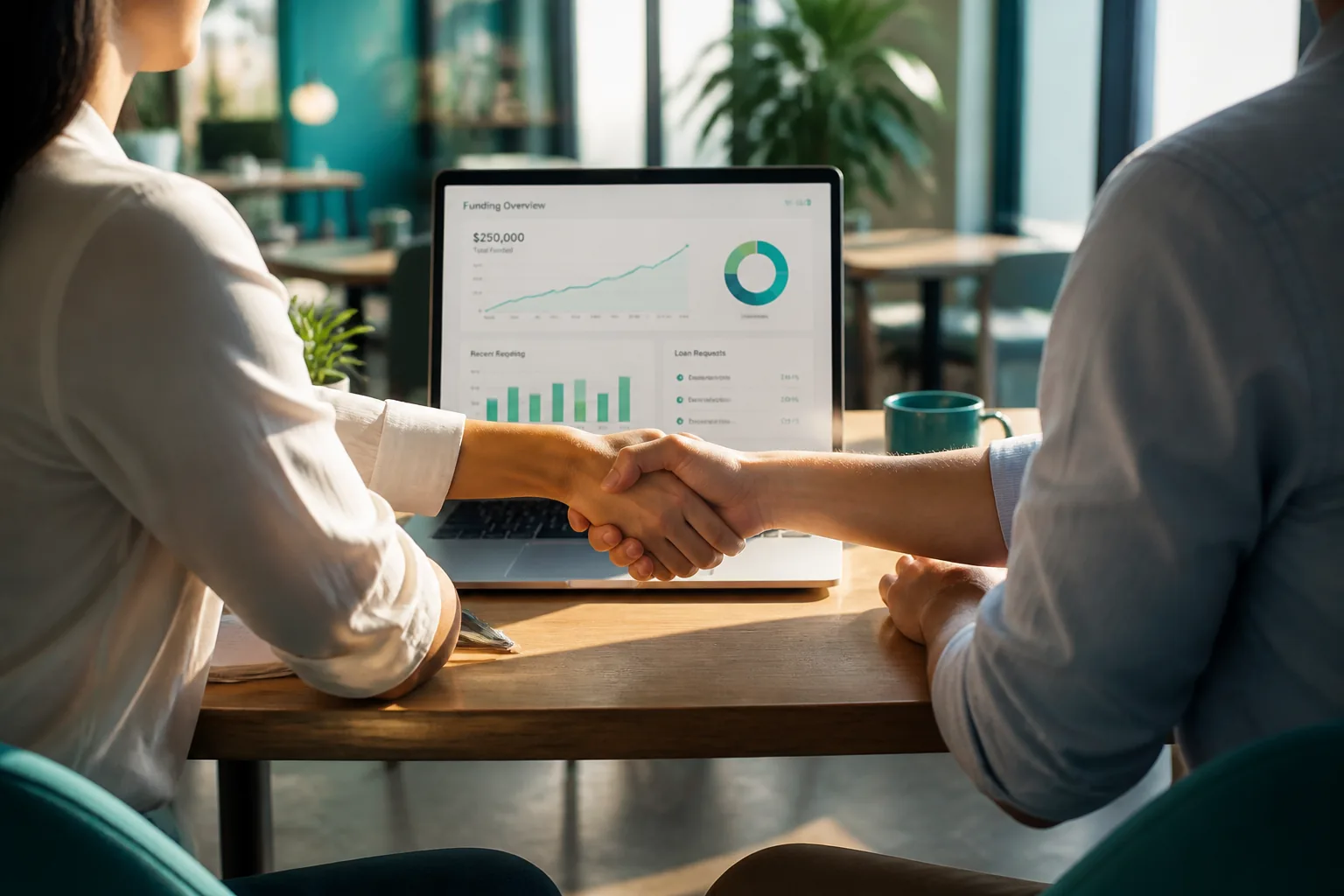 Peer to peer lending marketplace connecting borrowers and investors