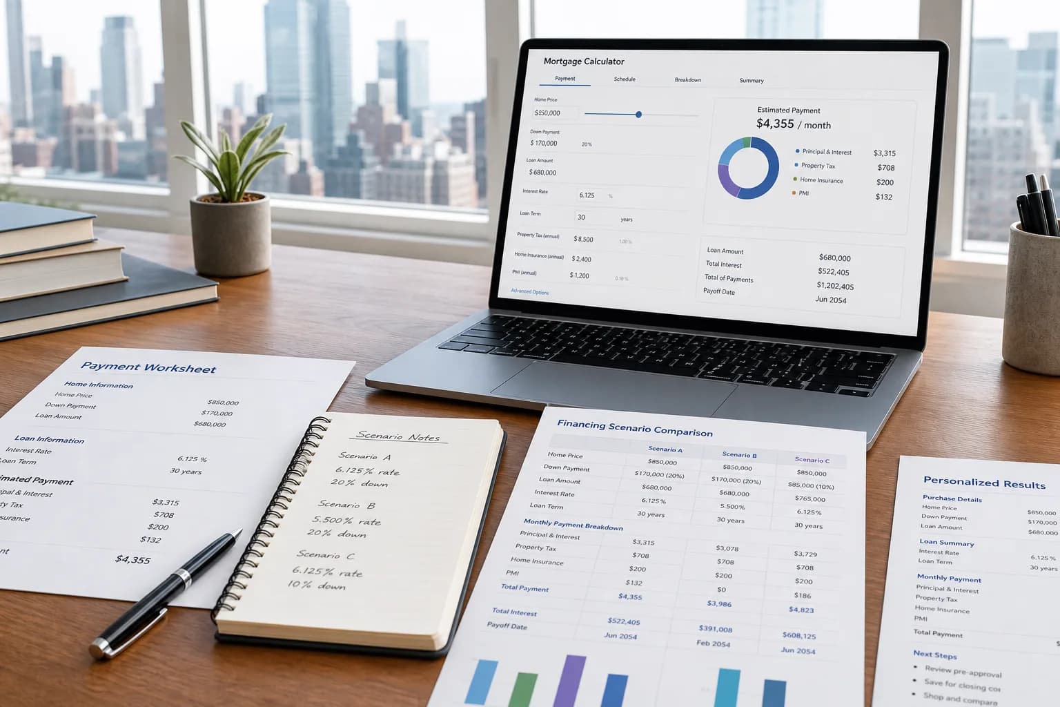 Mortgage Calculator Application