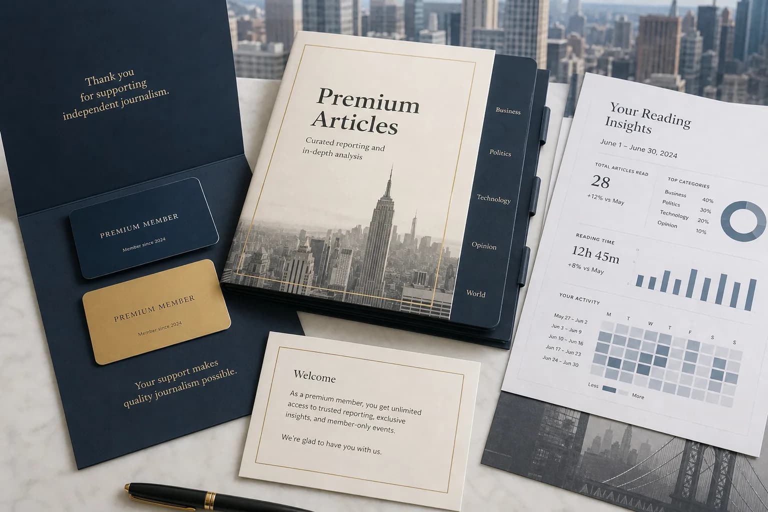 Premium News Subscription Platform