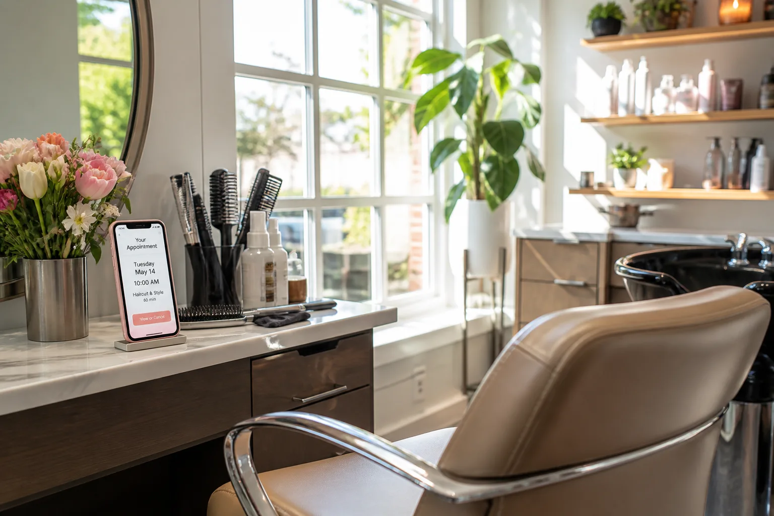 Beauty and wellness on-demand app with appointment booking and membership features
