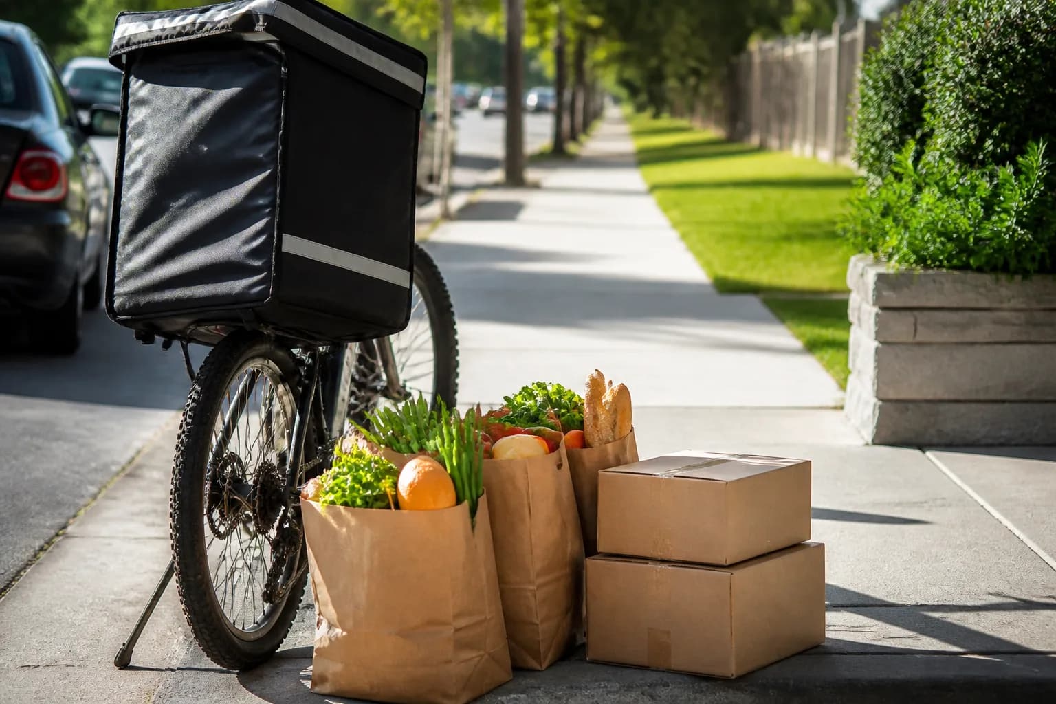 Logistics and delivery on-demand app with live tracking and route optimization