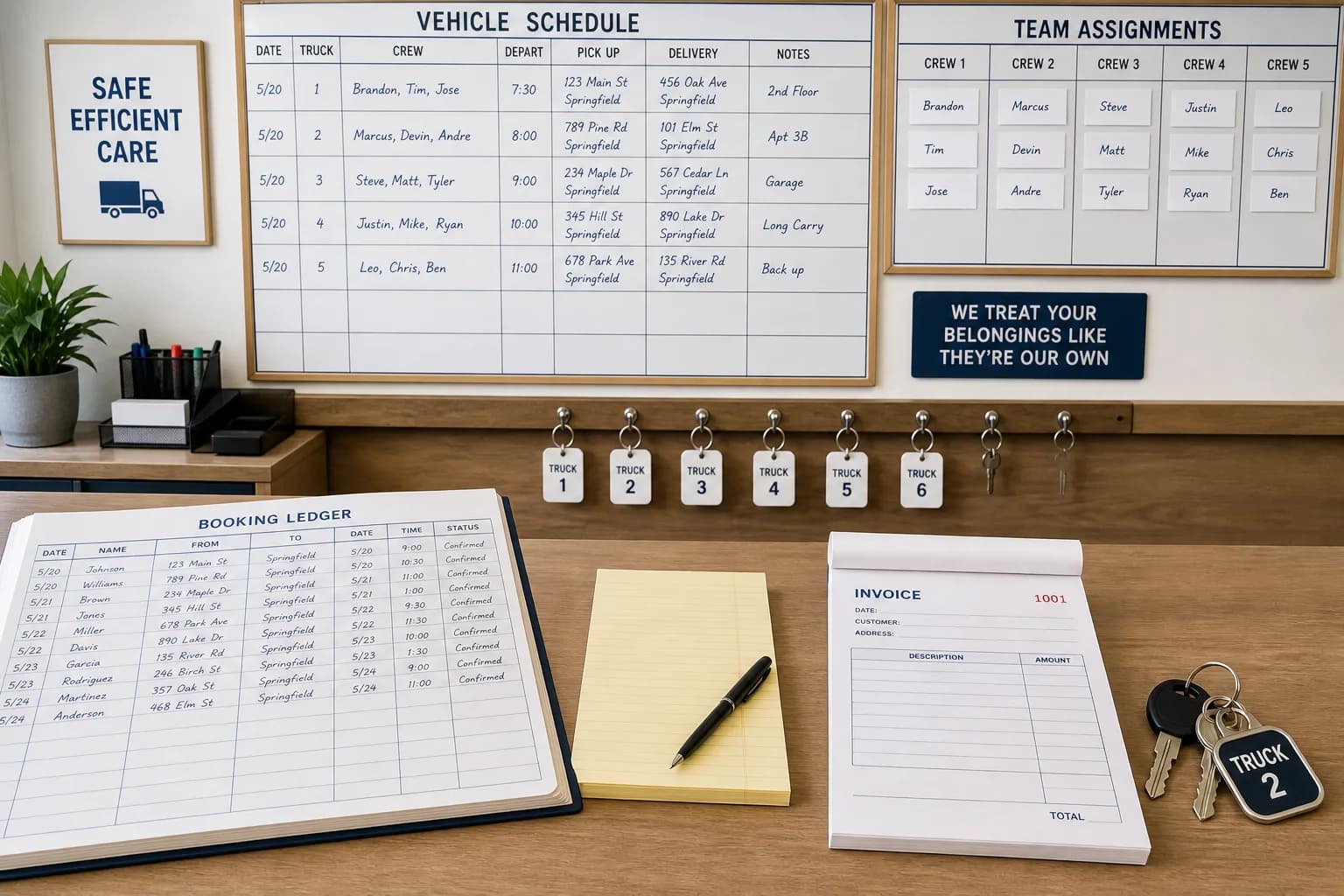 Moving Company Management Software