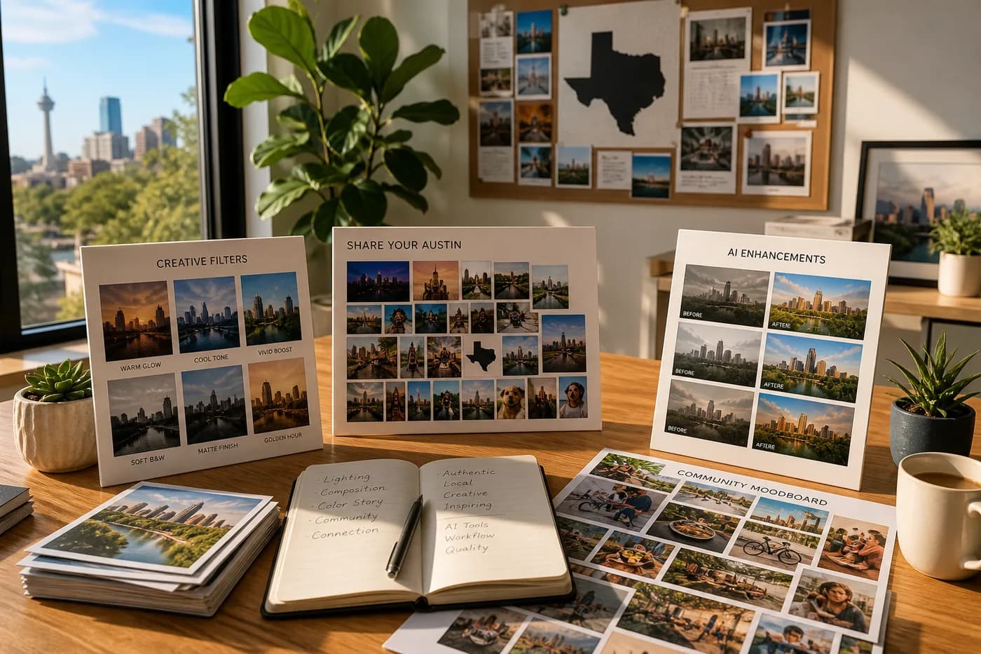 Social Photo Editing Application