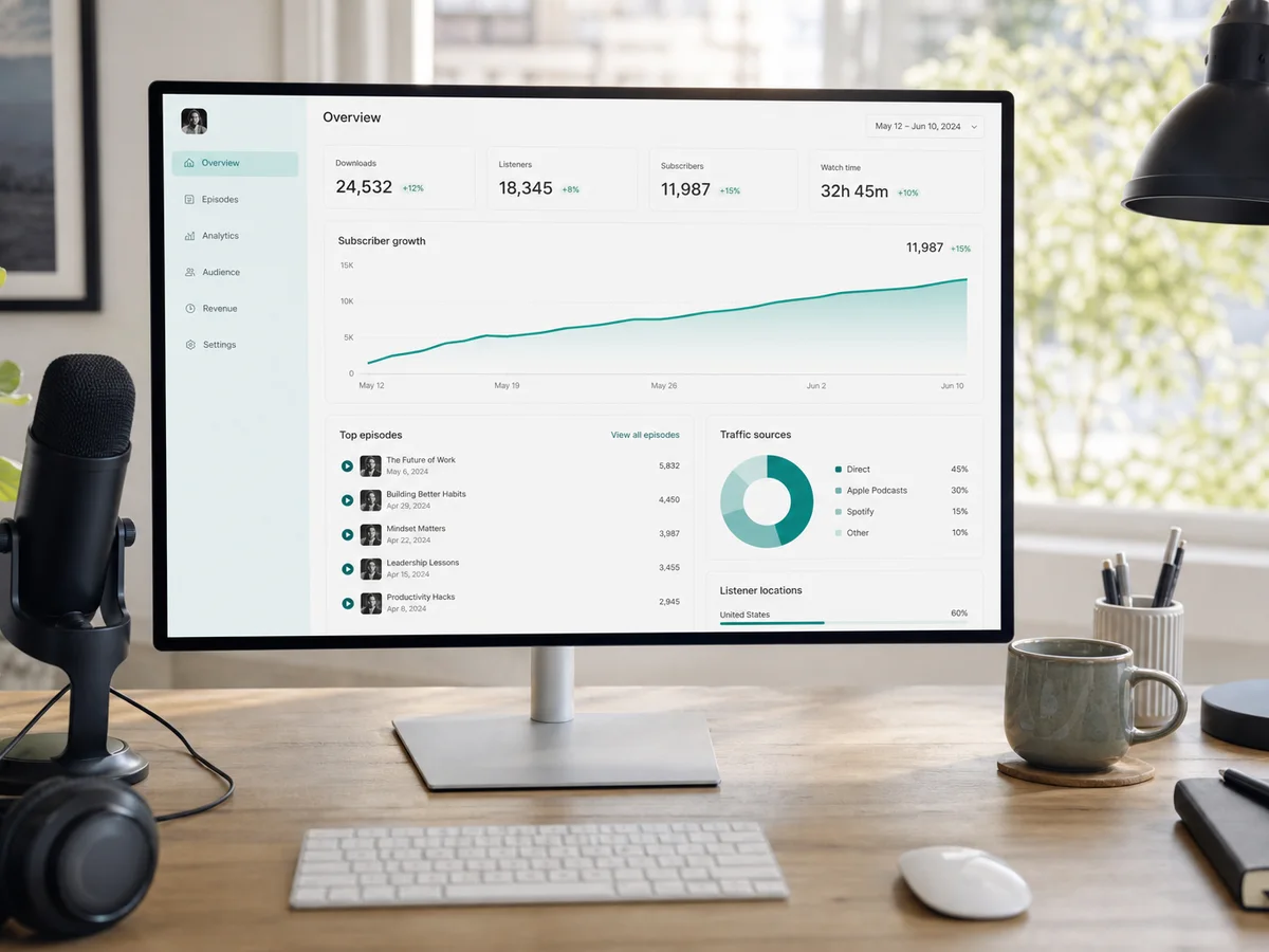 Podcast Creator Dashboard Development