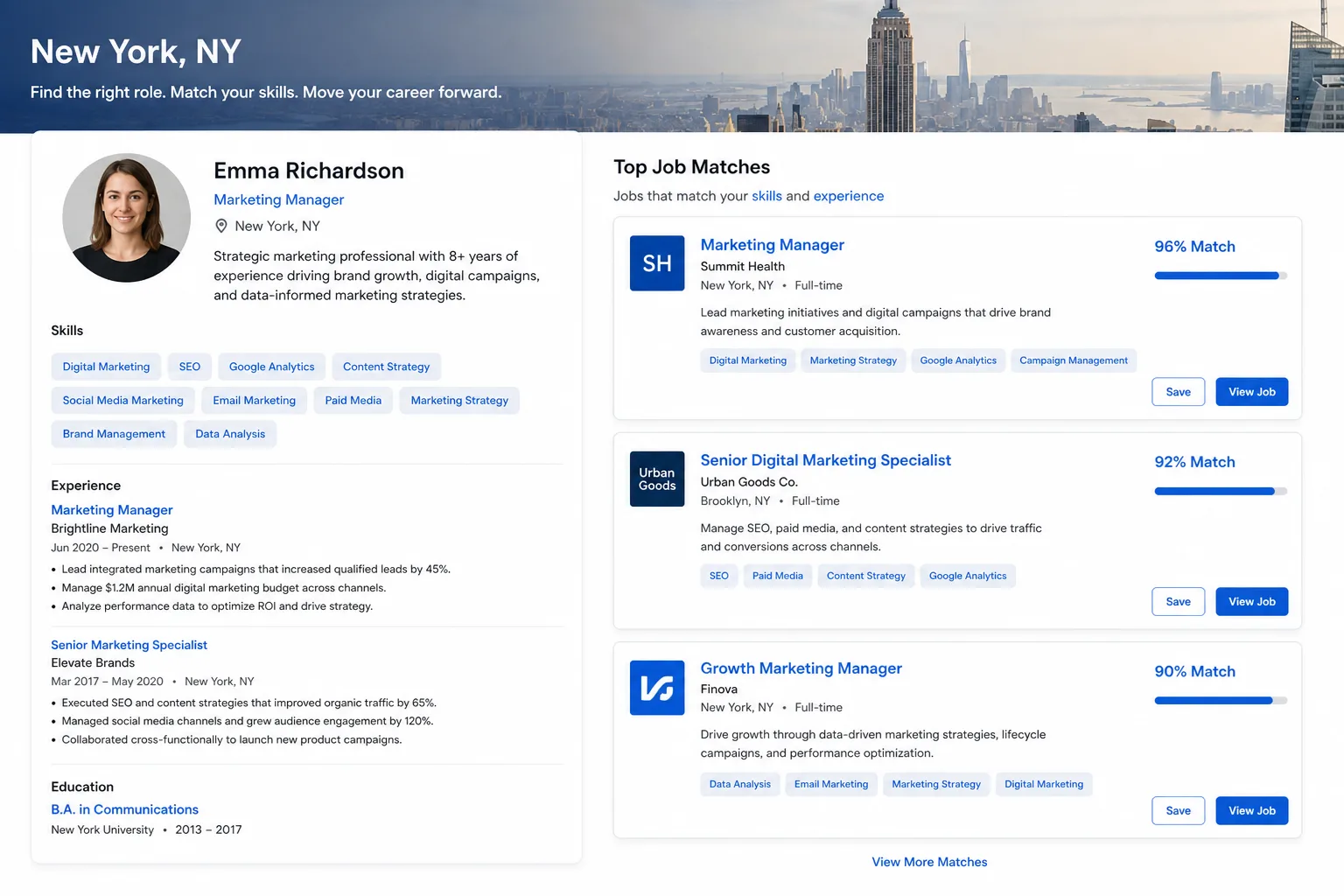 Resume And Job Matching Platform