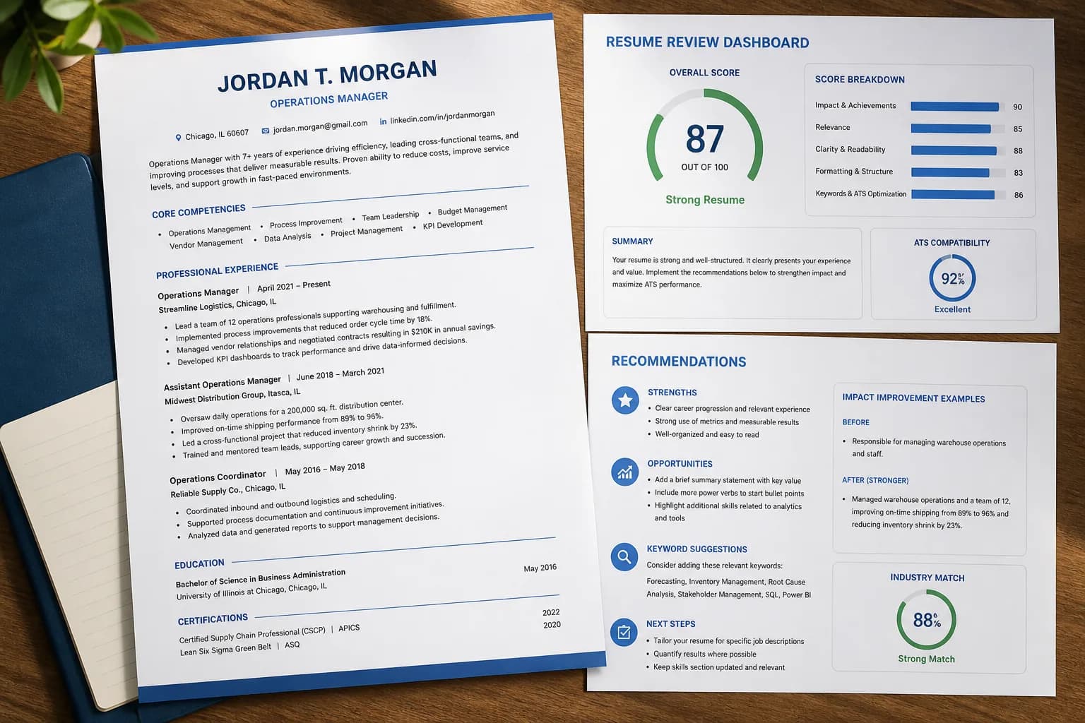 Resume Review And Optimization Platform