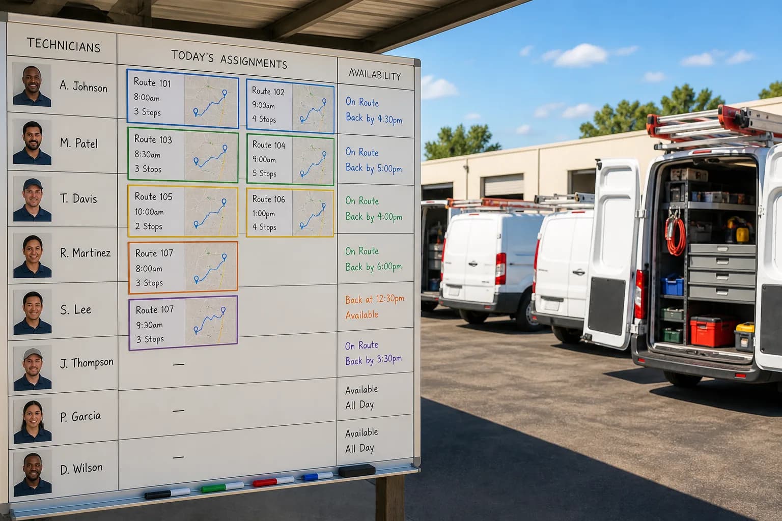 Field Service Shift Management Platform