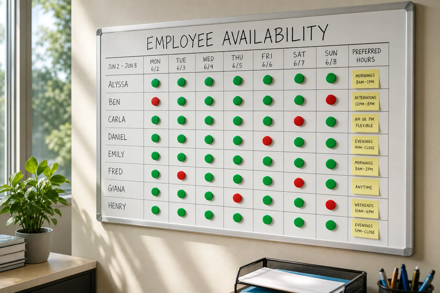 Employee Availability Management