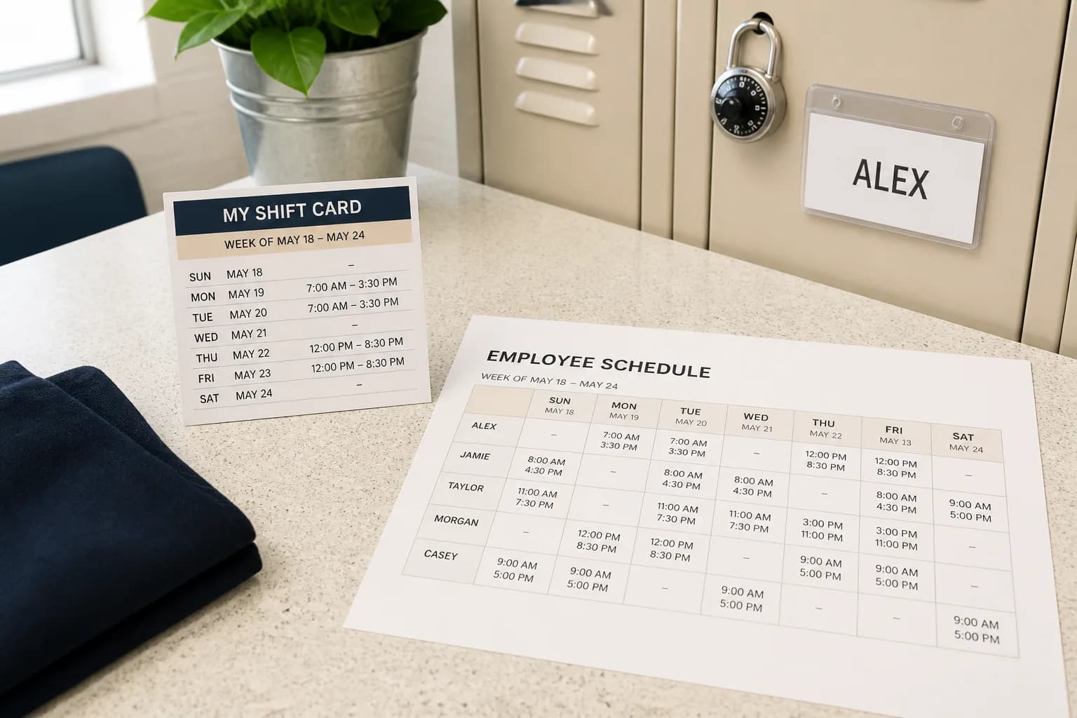 Employee Shift Management App