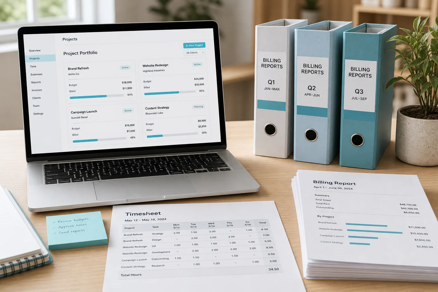 Agency Time And Billing Platform